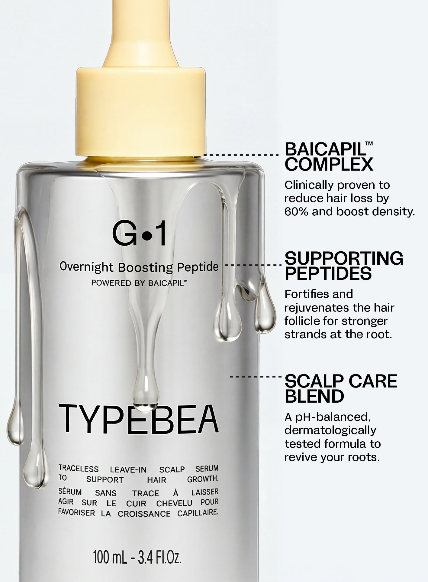 Overnight Boosting Peptide Hair Growth Serum